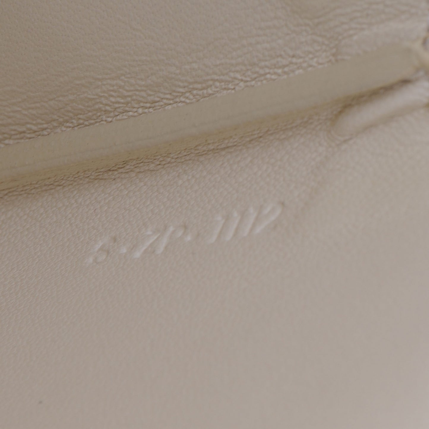 Lambskin Bi-Color Solo Clutch Pouch White Yellow