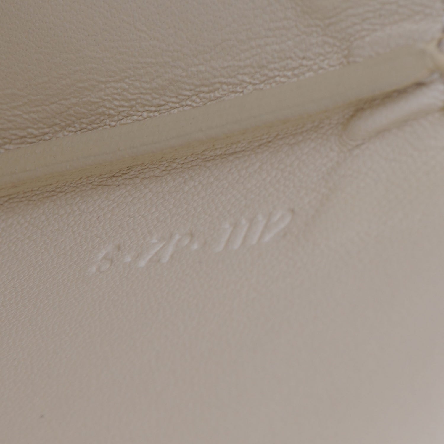 Celine Lambskin Bi-Color Solo Clutch Pouch White Yellow 7 of 8