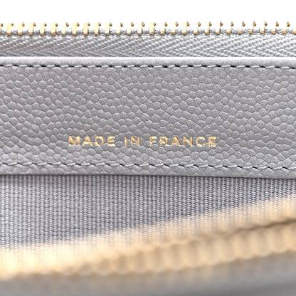 Chanel Caviar Quilted Phone Holder Grey 9 of 14