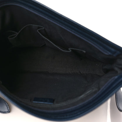 Gucci GG Plus Monogram Medium Flat Messenger Bag Navy 5 of 9
