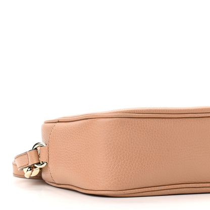 Gucci Pebbled Calfskin Small Soho Disco Bag Camelia 10 of 12