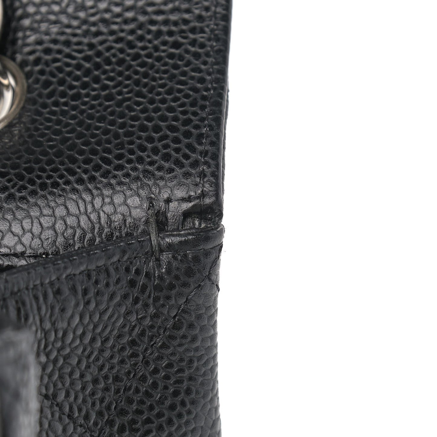 Caviar Quilted Maxi Single Flap Black