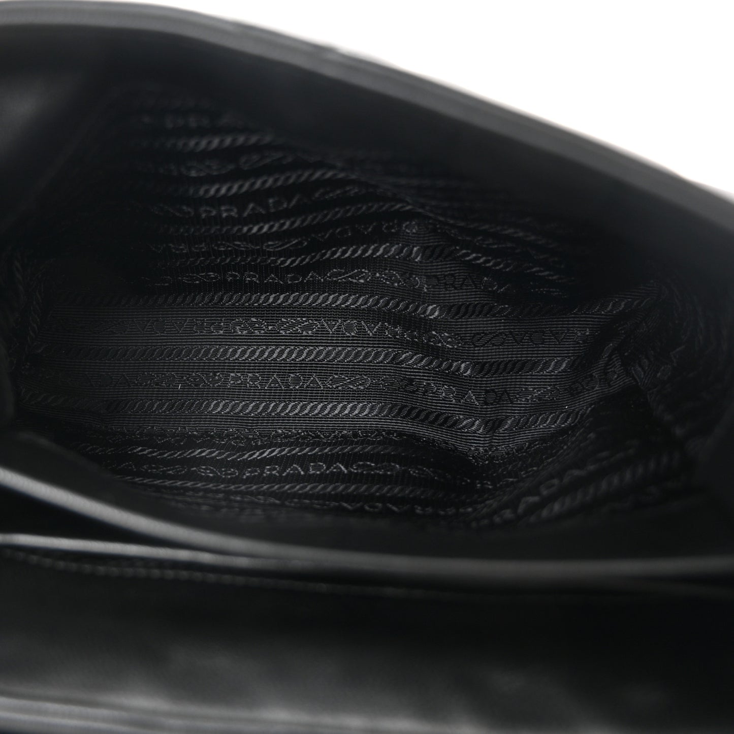 Nappa Triangle Stitched Small Spectrum Bag Black