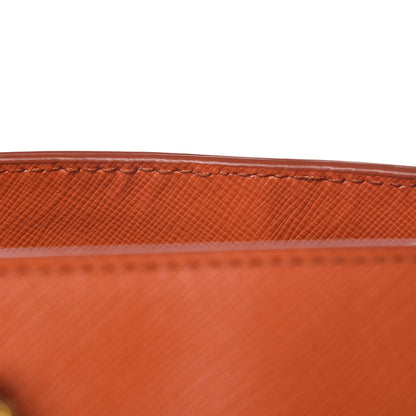 Prada Saffiano Lux Large Tote Papaya 11 of 12