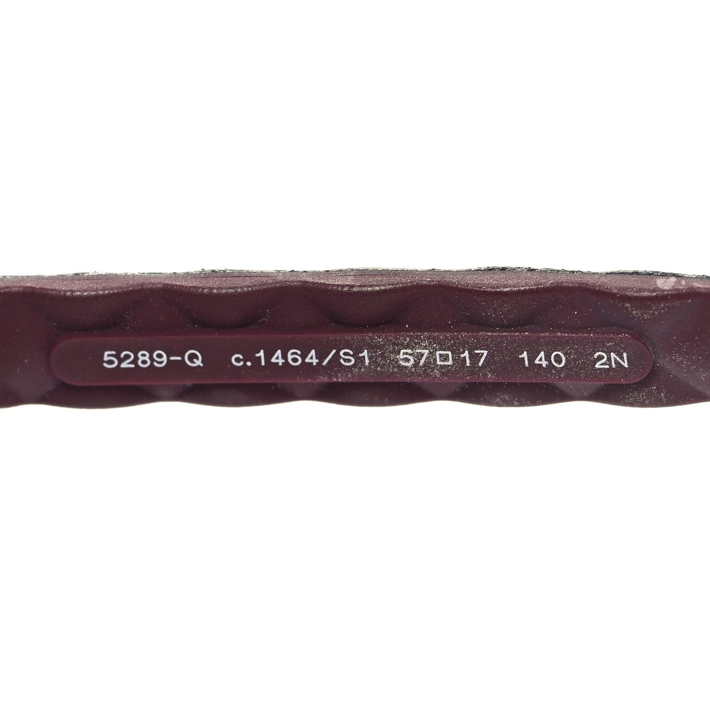 Lambskin Square Chain Sunglasses 5289-Q Red
