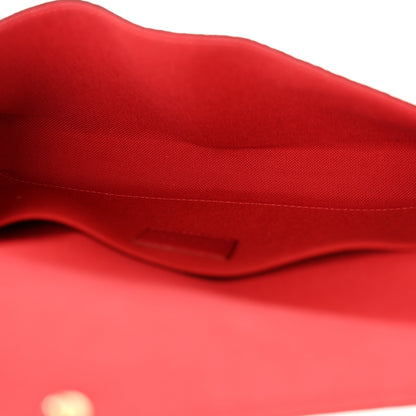 Louis Vuitton Damier Ebene Pochette Felicie Chain Wallet 5 of 13