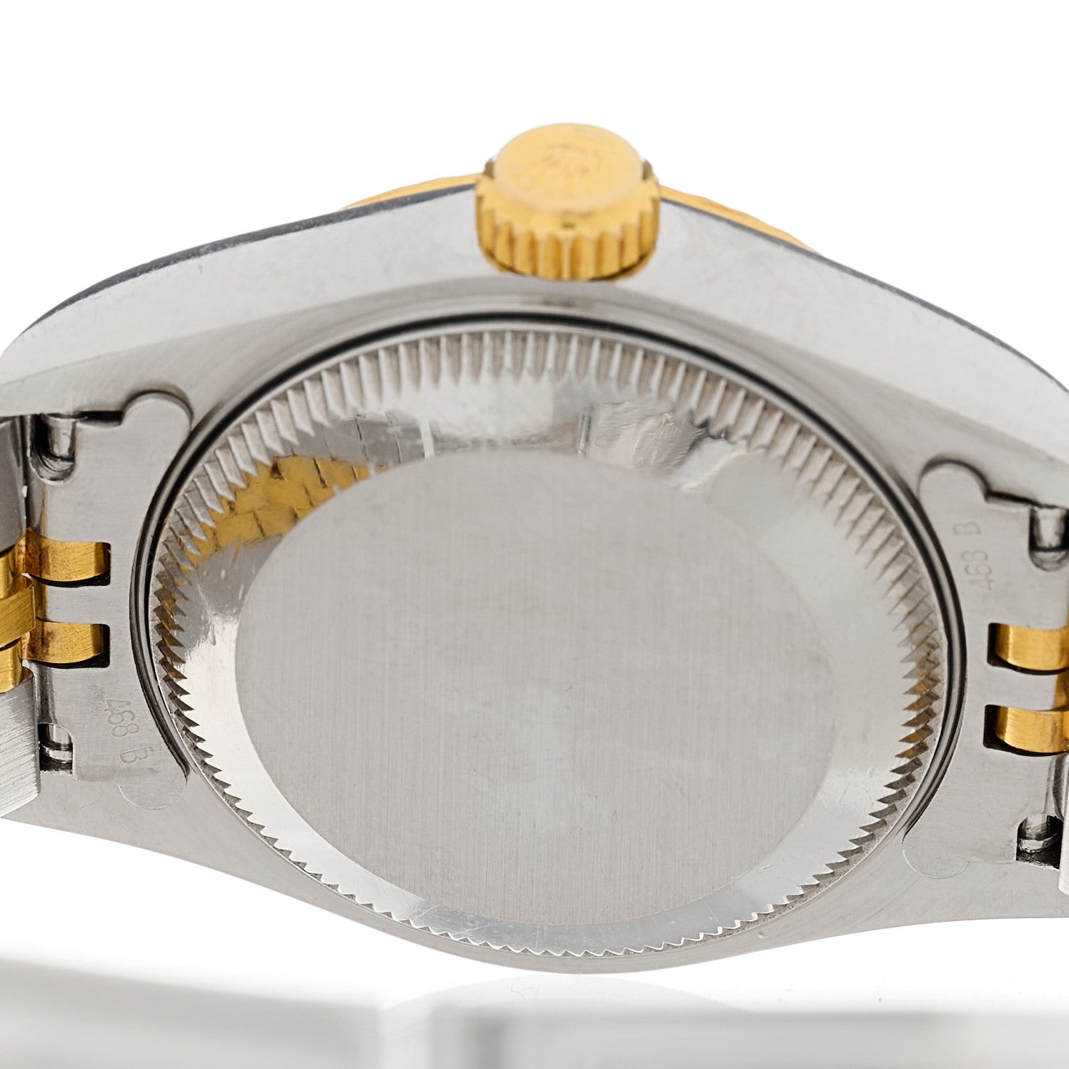 Rolex Stainless Steel 18K Yellow Gold Diamond 26mm Oyster Perpetual Datejust Watch Champagne 69173 4 of 4