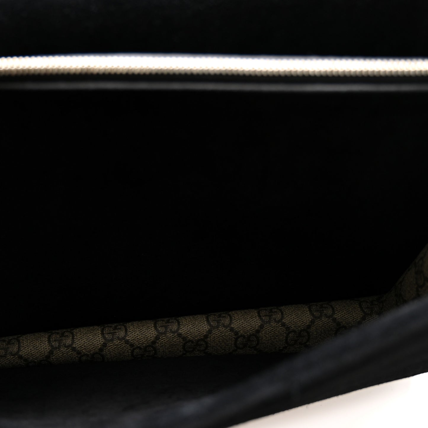 GG Supreme Monogram Medium Dionysus Shoulder Bag Black