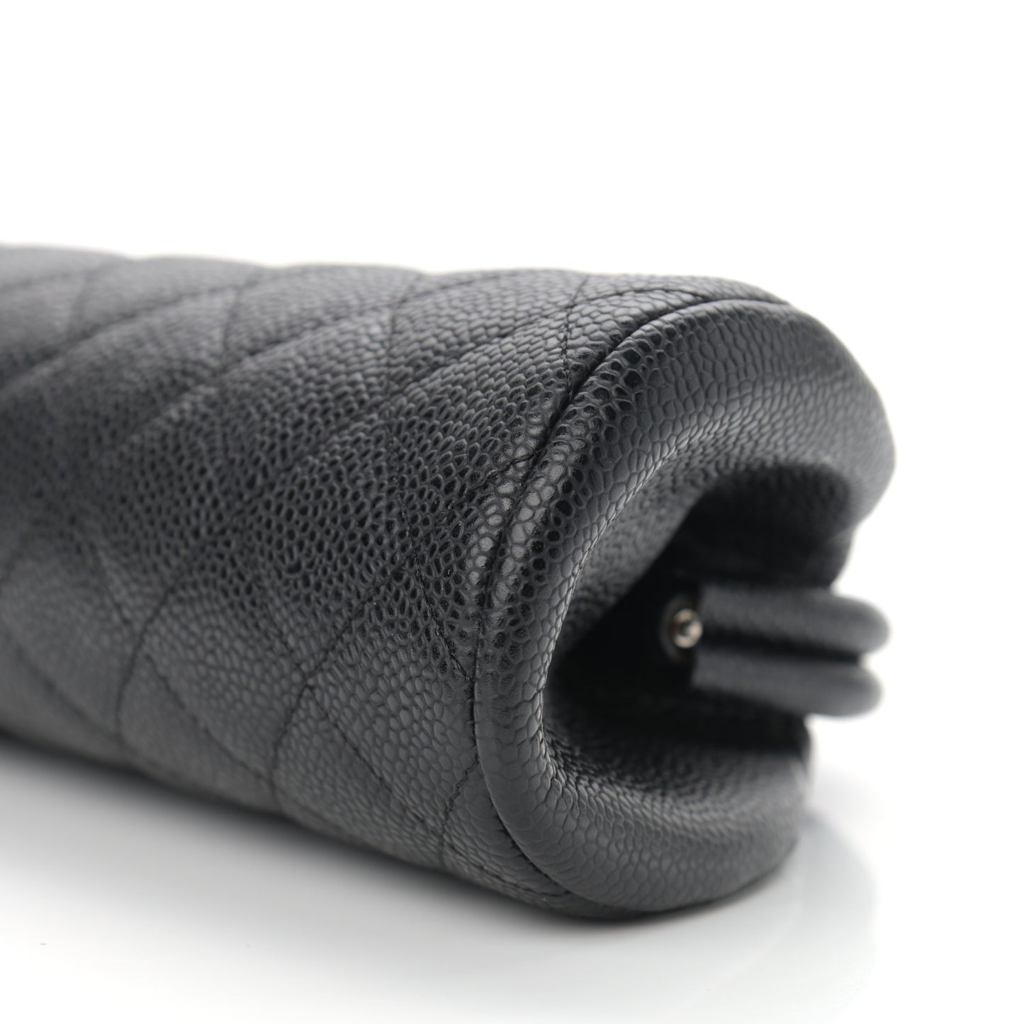 Caviar Quilted Timeless Clutch Black