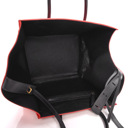 Celine Suede Medium Phantom Luggage Vermillion 5 of 17