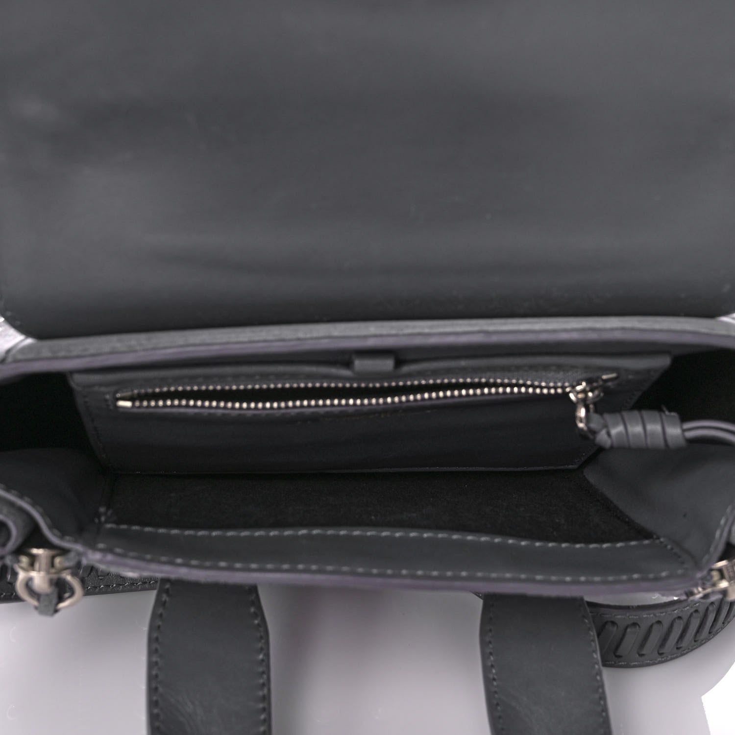 3.1 Phillip Lim Suede Eyelet Mini Pashli Satchel Grey 5 of 9