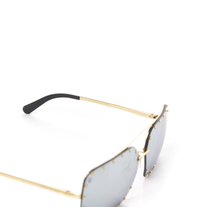 Louis Vuitton The Party Square Sunglasses Z2372W Silver 7 of 8