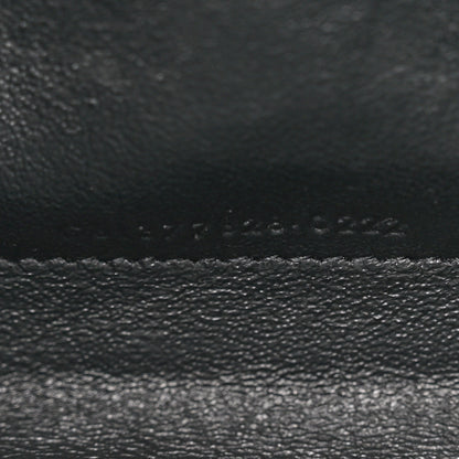 Saint Laurent Grain De Poudre Matelasse Chevron Monogram Chain Wallet Vert Fonce 7 of 12