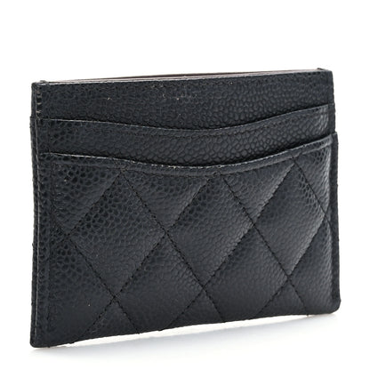 Chanel Caviar Quilted Card Holder Black 3 of 8
