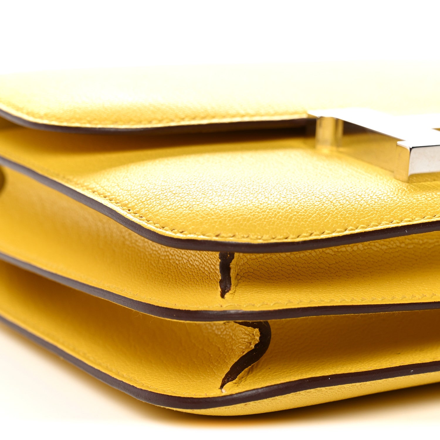 Hermes Chevre Mysore Constance 18 Jaune De Naples 10 of 13