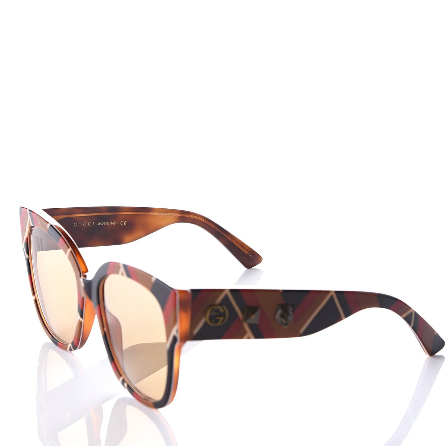 Acetate Square Frame Sunglasses GG0059S Multicolor