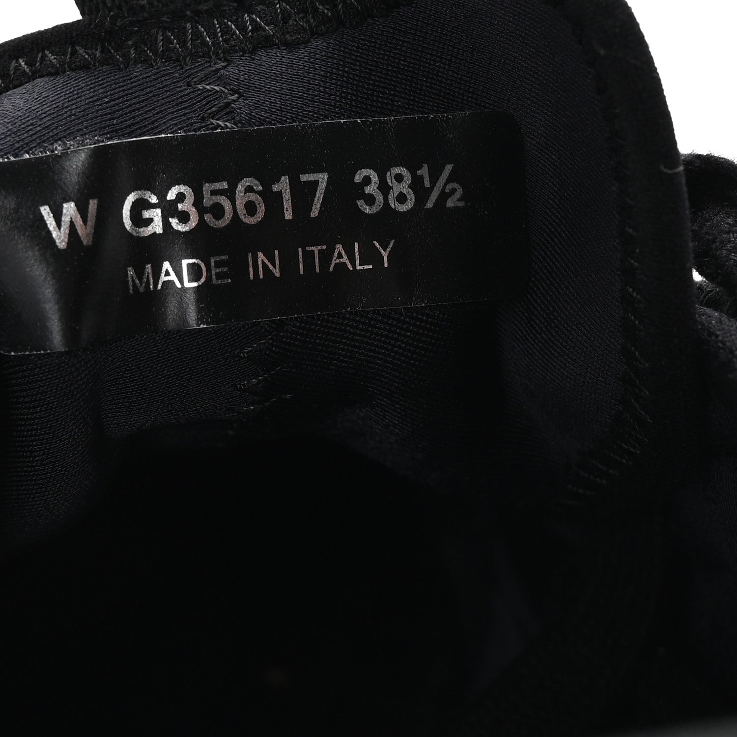 Chanel Velvet Calfskin Mixed Fibers CC Sneakers 38.5 Black 9 of 10