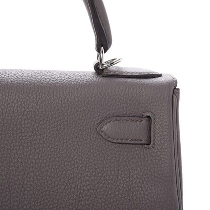 Hermes Togo Kelly Retourne 28 Etain 28 of 35