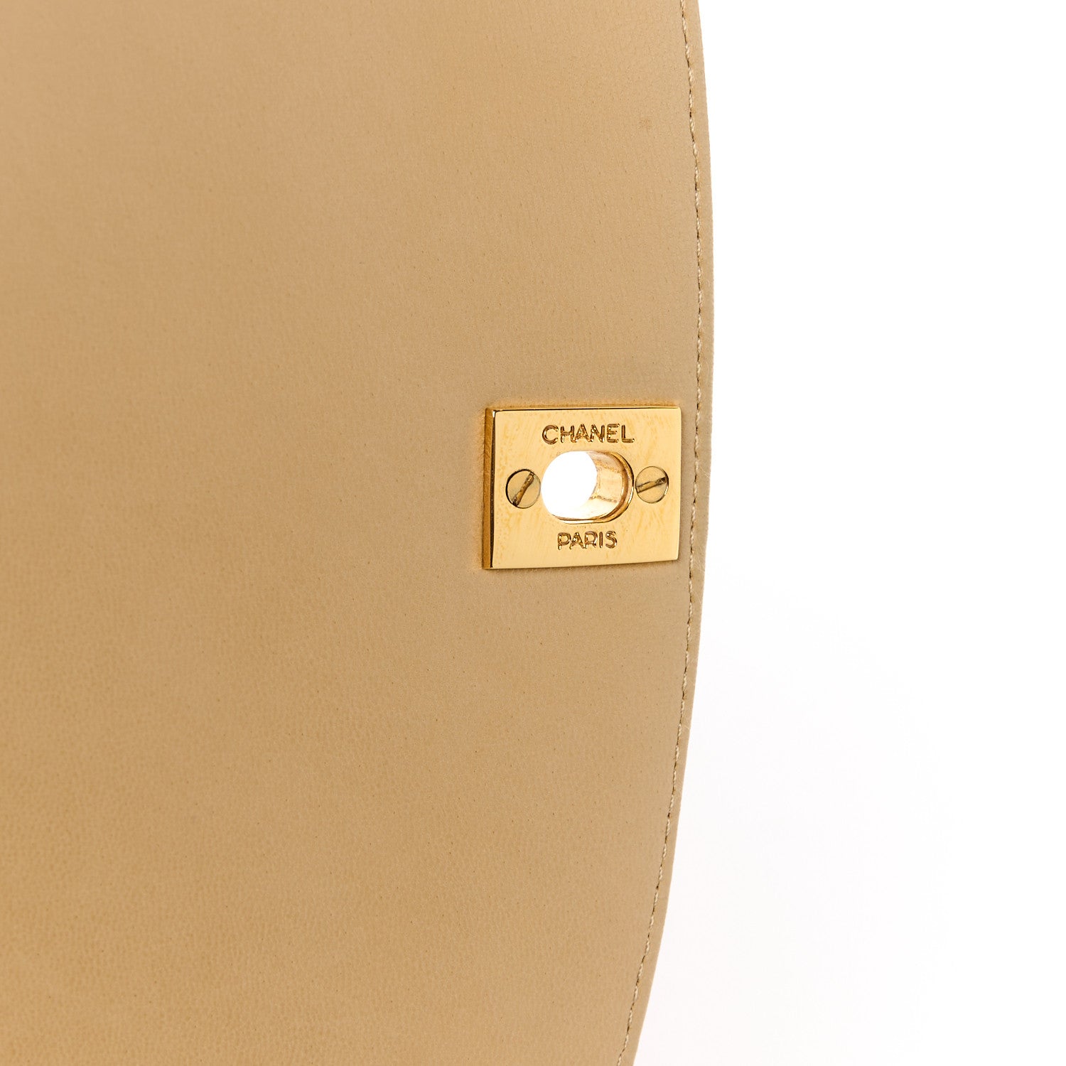 Chanel Lambskin Quilted Medium Single Flap Beige 7 of 13
