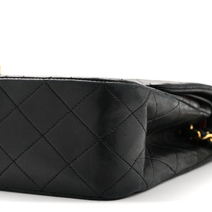 Chanel Lambskin Quilted Medium Double Flap Black 11 of 15