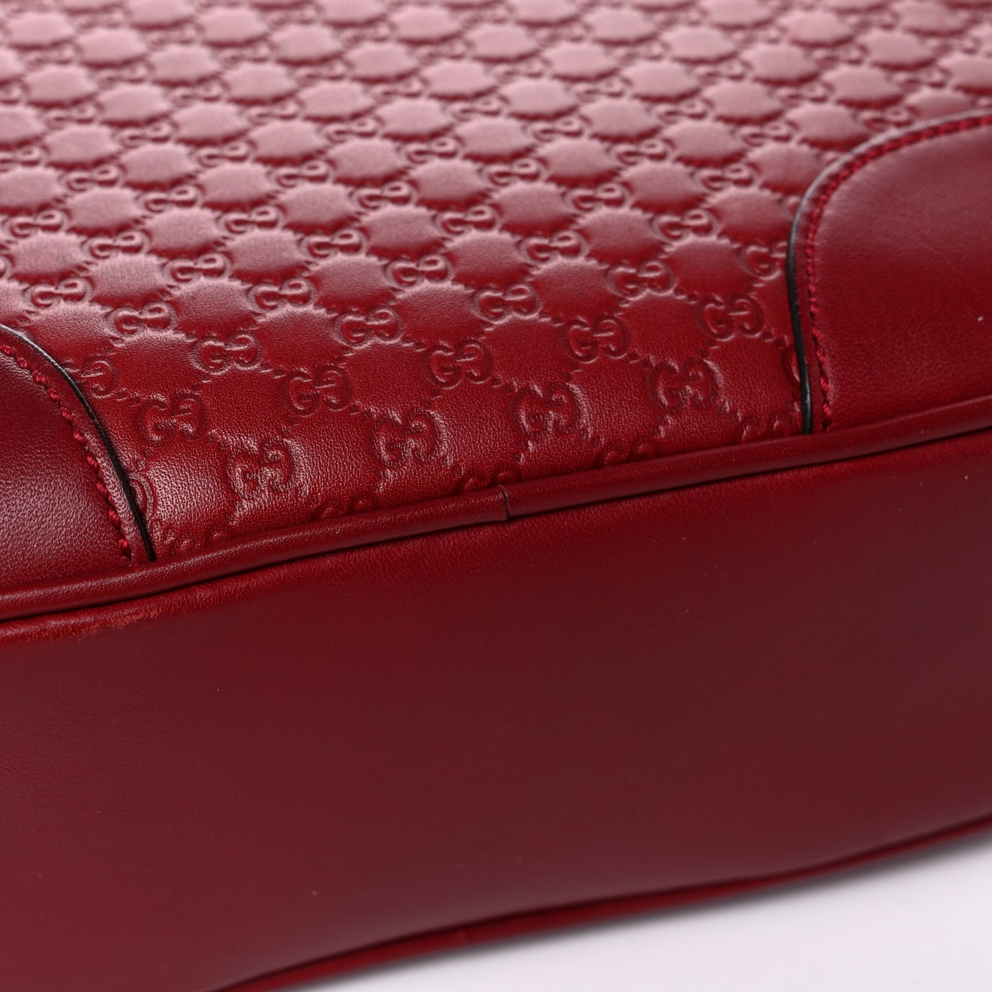 Microguccissima Mini Bree Messenger Bag Red