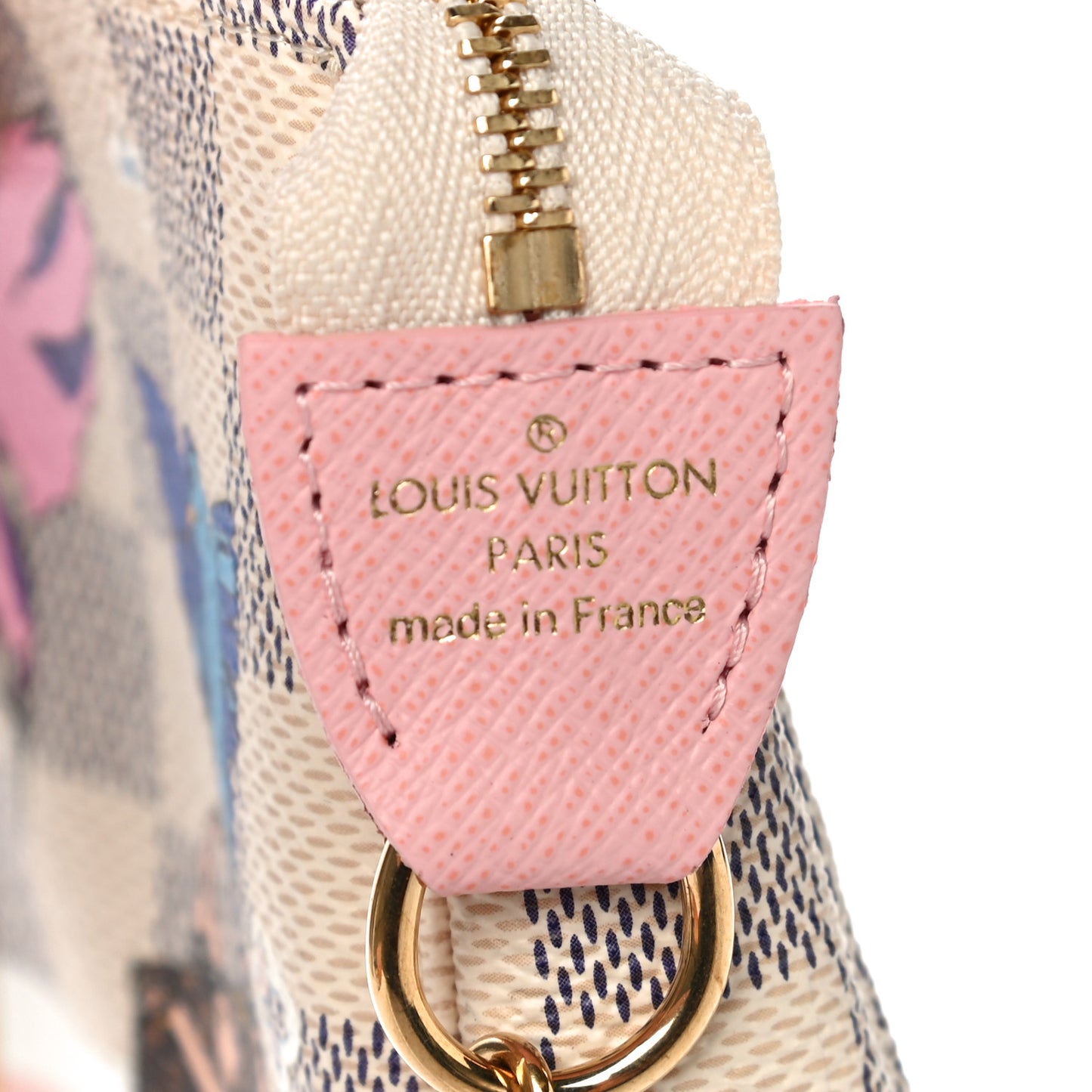 Damier Azur 2018 Christmas Animation Mini Pochette Accessories