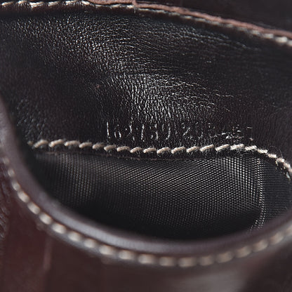 Gucci Calfskin Compact Britt Wallet Dark Brown 8 of 17