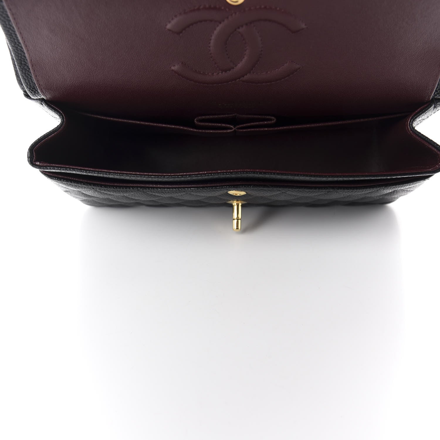 Chanel Caviar Quilted Medium Double Flap Black 5 of 11