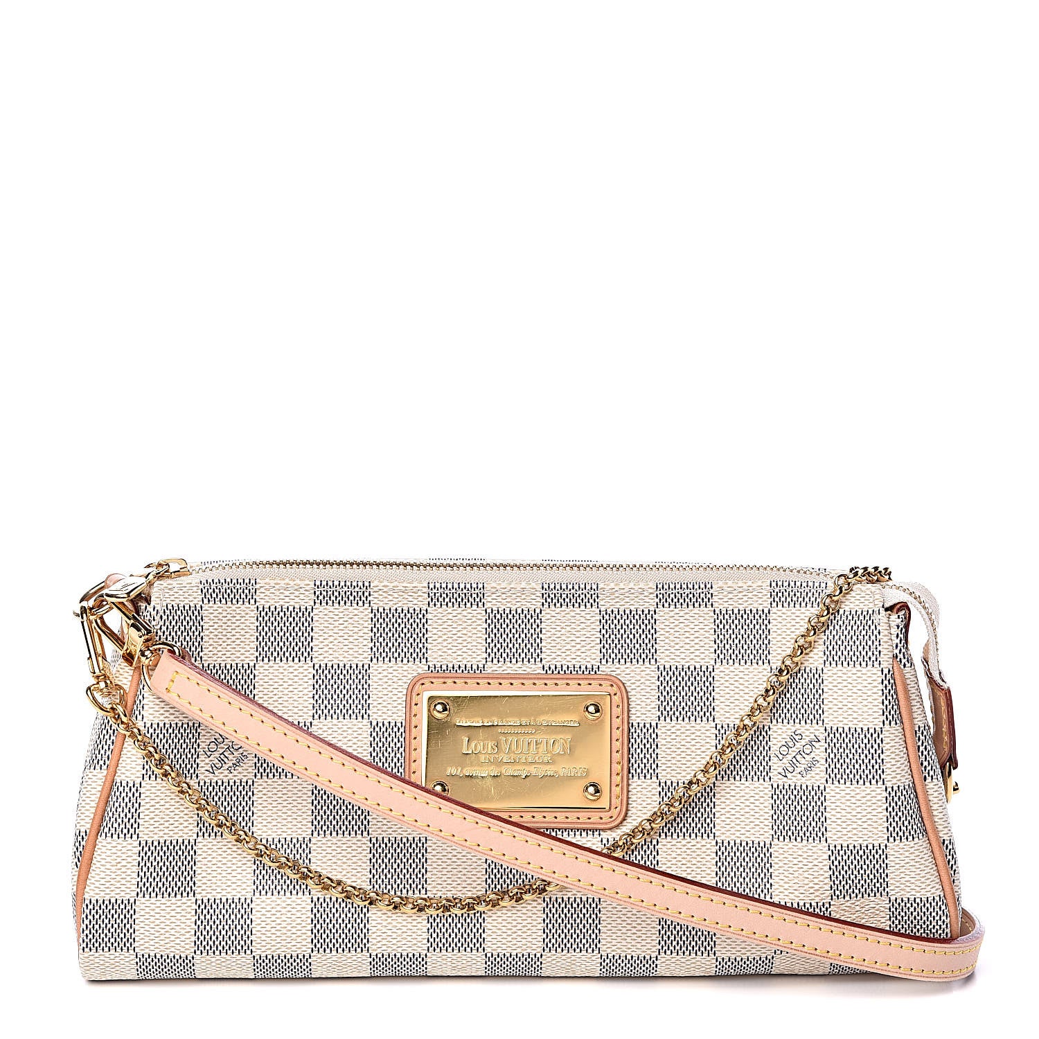 Louis Vuitton Damier Azur Eva Clutch 1 of 8