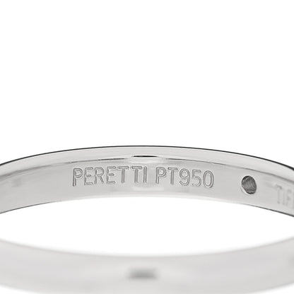 Tiffany Platinum Diamond Elsa Peretti Band Ring 56 7.5 5 of 5