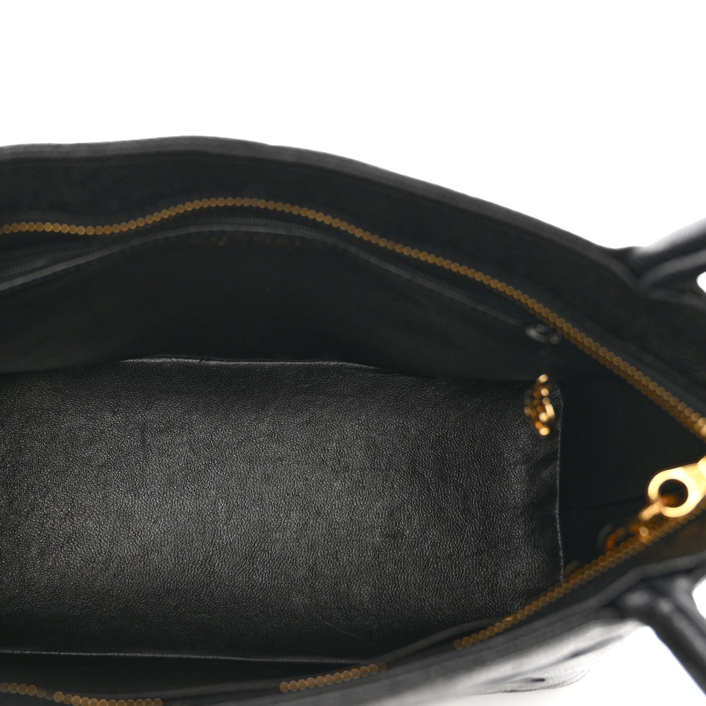Caviar Quilted Medallion Tote Black