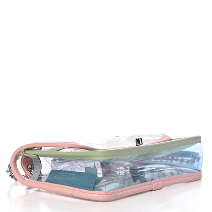 Chanel Lambskin PVC Quilted Mini Coco Splash Flap Blue Green 4 of 12