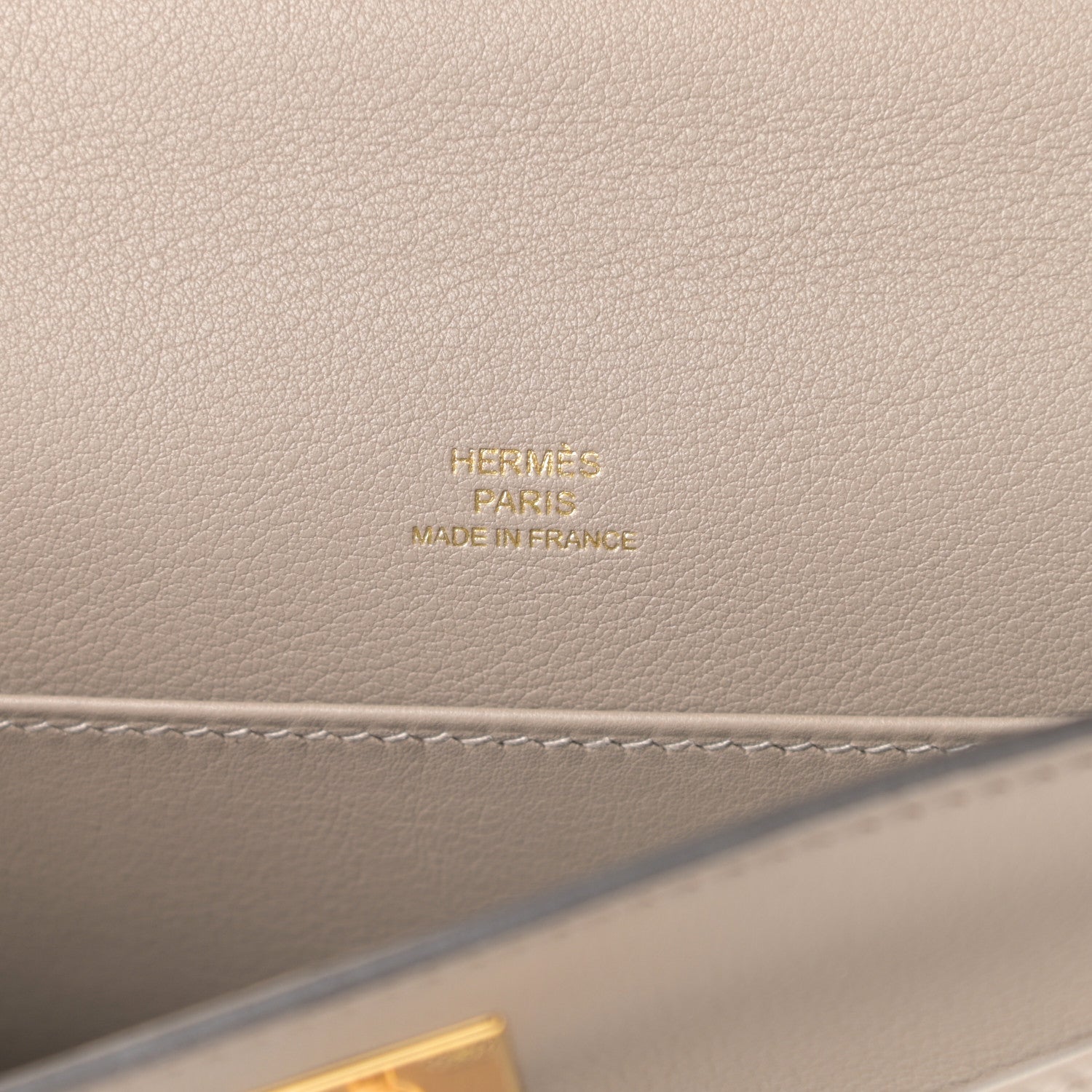 Hermes Swift Kelly Pochette Clutch Gris Asphalte 6 of 8