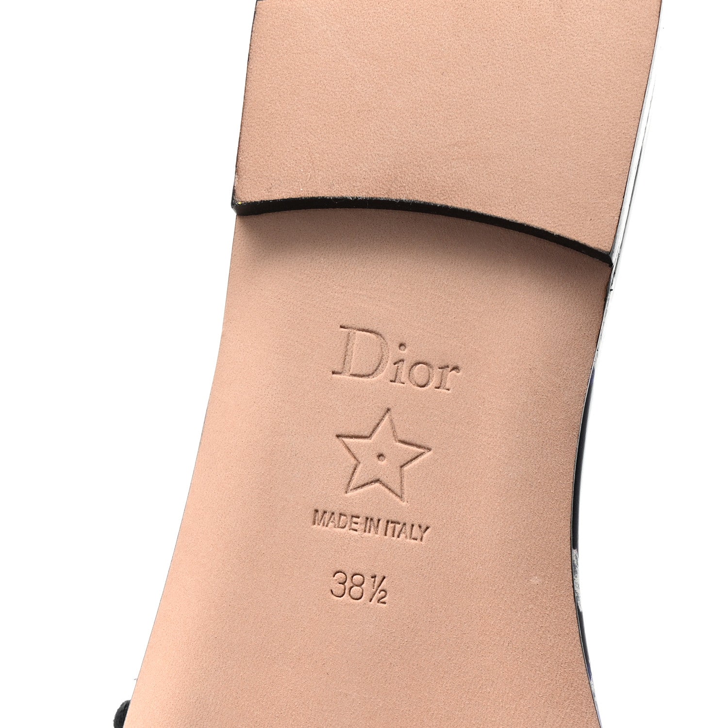 Christian Dior Canvas Mizza Embroidered Dway Mules Slide Sandals 38.5 Ocean 7 of 10