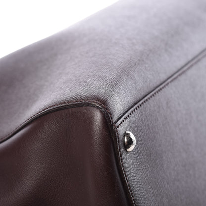 Fendi Vitello Elite Regular 2Jours Tote Caffe Noir 19 of 22