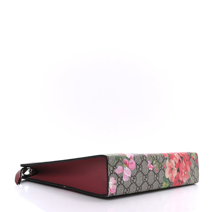 Gucci GG Supreme Monogram Blooms Large Cosmetic Case Beige Multicolor Dry Rose 3 of 8
