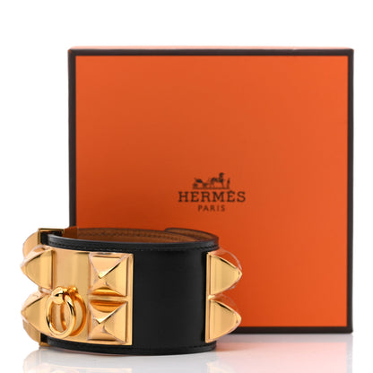 Hermes Swift Collier de Chien CDC Bracelet S Black 6 of 6