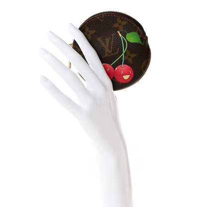 Louis Vuitton Monogram Cerises Round Coin Purse 2 of 11