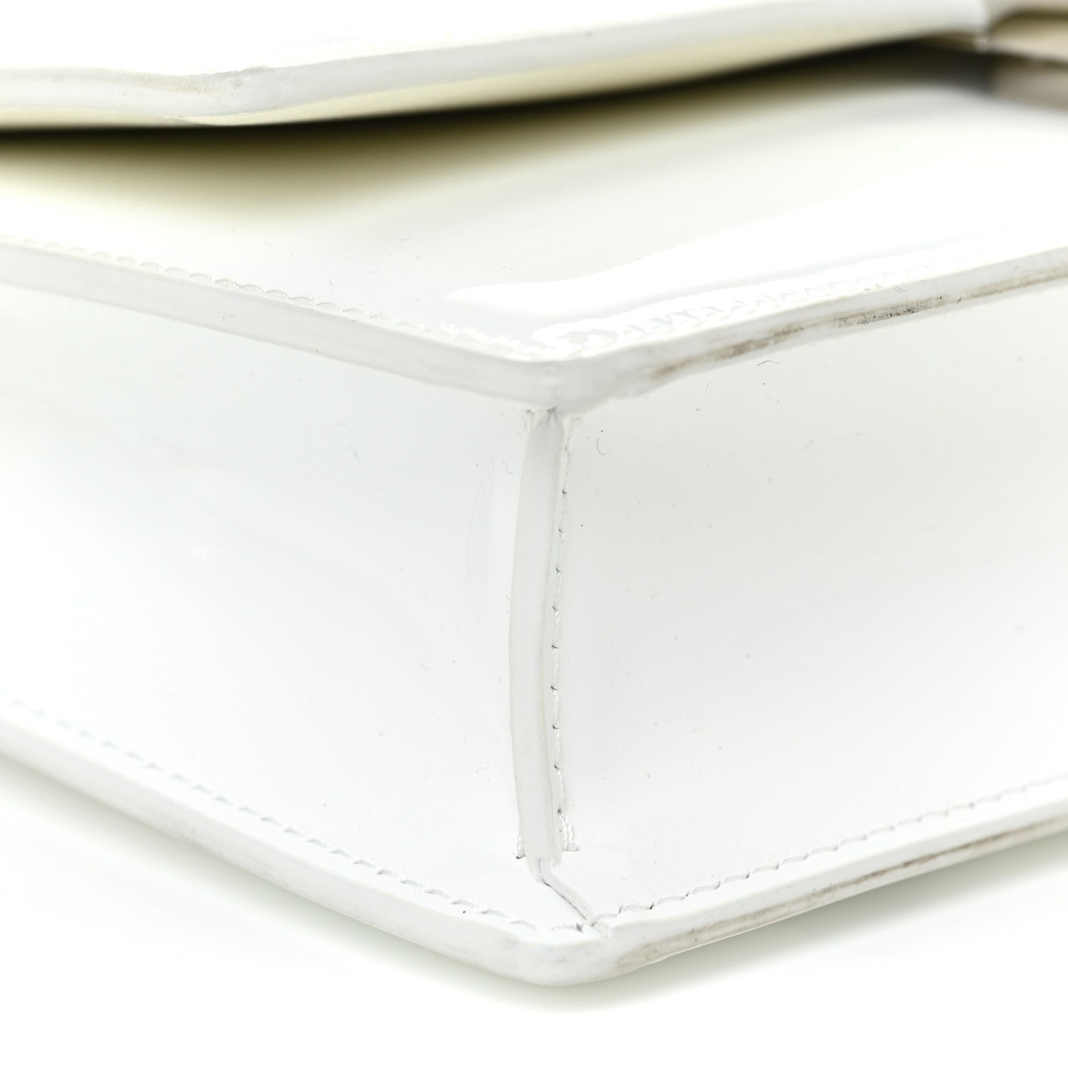 Givenchy Patent Quilted Small 4G Chain Shoulder Bag White 8 of 19