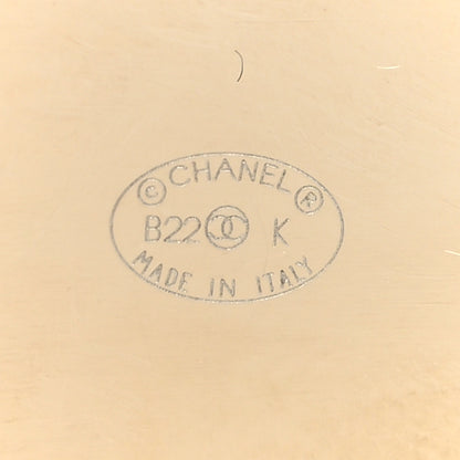 Chanel Tweed CC Heart Brooch Pink Black Gold 4 of 4