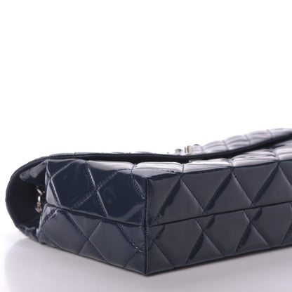 Chanel Vinyl Quilted In the Business Flap Bag Navy Blue 6 of 9