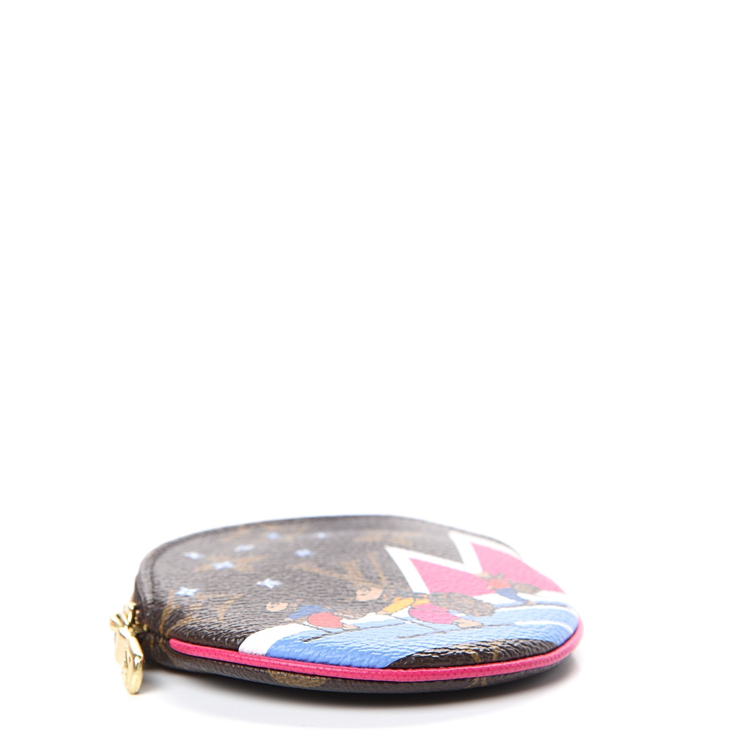 Louis Vuitton Monogram 2018 Christmas Animation Round Coin Purse 3 of 7