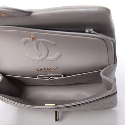 Chanel Caviar Quilted Small Double Flap Grey 5 of 11