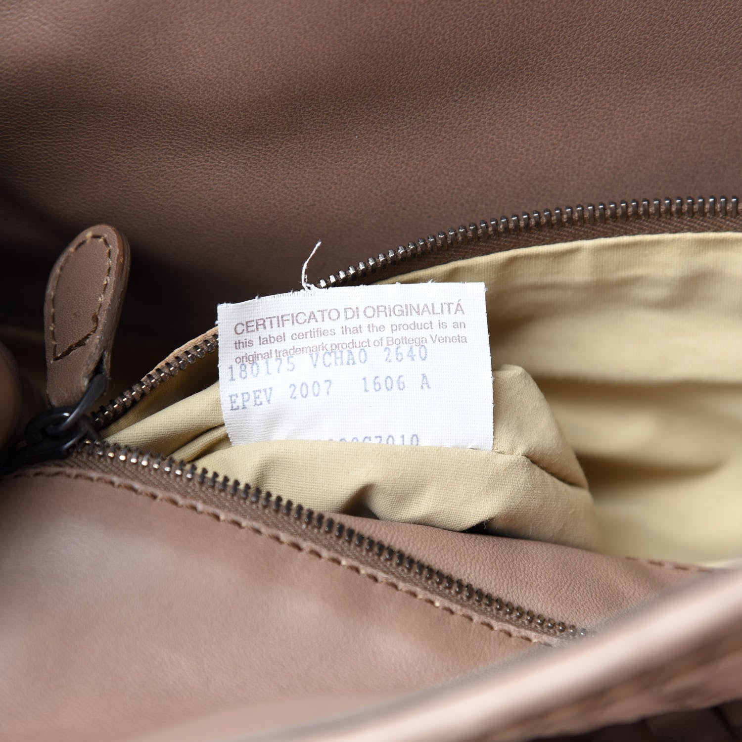 Bottega Veneta Nappa Intrecciato Ombre Shoulder Bag Camel 12 of 13