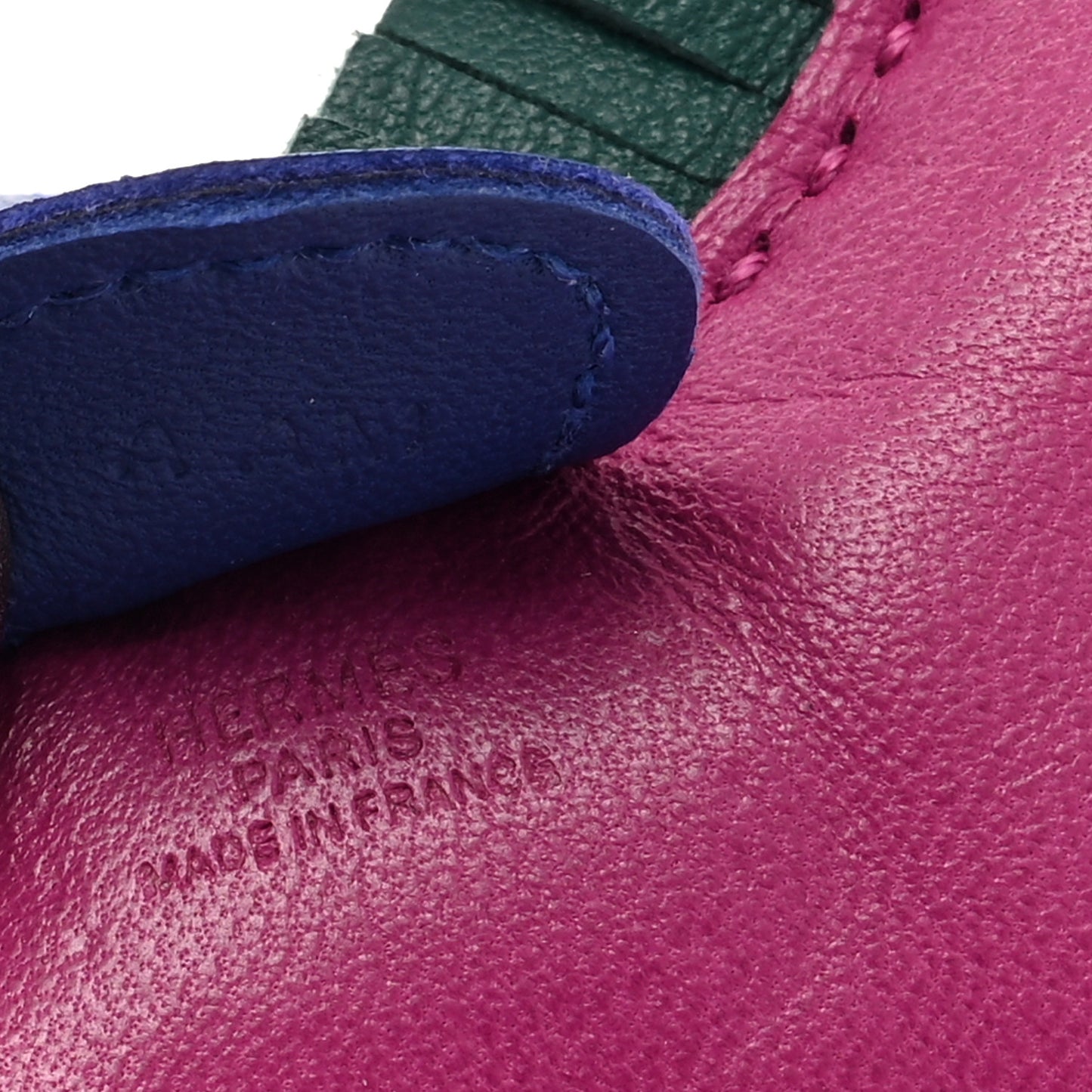 Milo Lambskin Grigri Rodeo Horse Bag Charm PM Rose Pourpre Malachite Bleu Electrique