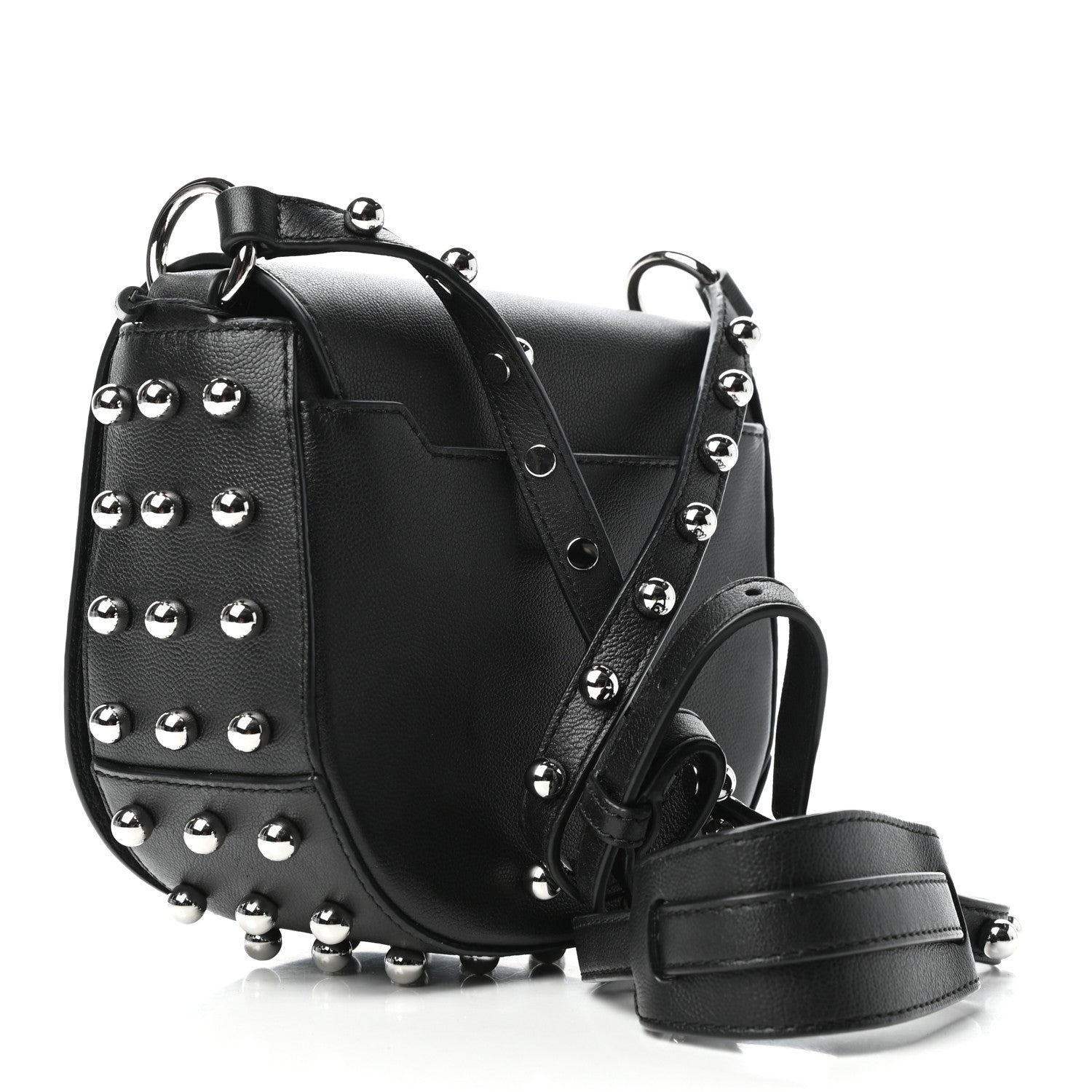 Alexander Wang Calfskin Mini Lia Black Rhodium Hardware 3 of 8