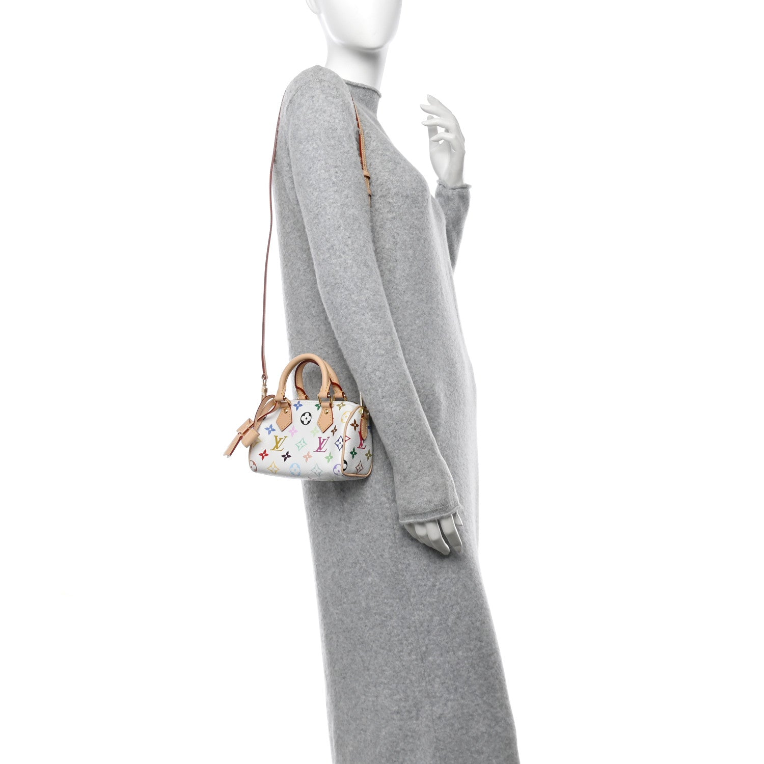 Louis Vuitton LV X TM Monogram Multicolor Nano Speedy White 2 of 10