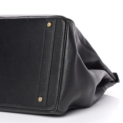 Hermes Taurillon Clemence HAC Birkin 40 Black 23 of 33