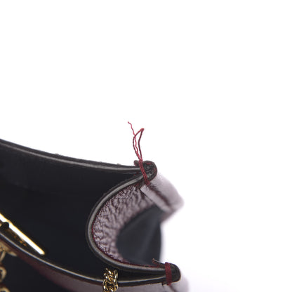 Gucci Suede Calfskin Large Rajah Chain Tote New Blue Romantic Cherry 8 of 11