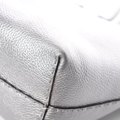 Fendi Cuoio Romano Lux Selleria Carla Shopping Tote Argento 13 of 15